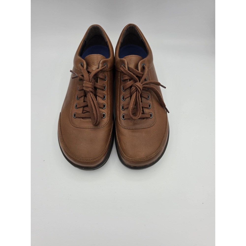 Birkenstock Honnef 365 Sneaker Womens EU 40 US 9-9.5 Cognac Brown Lace-Up Shoes - Picture 2 of 9